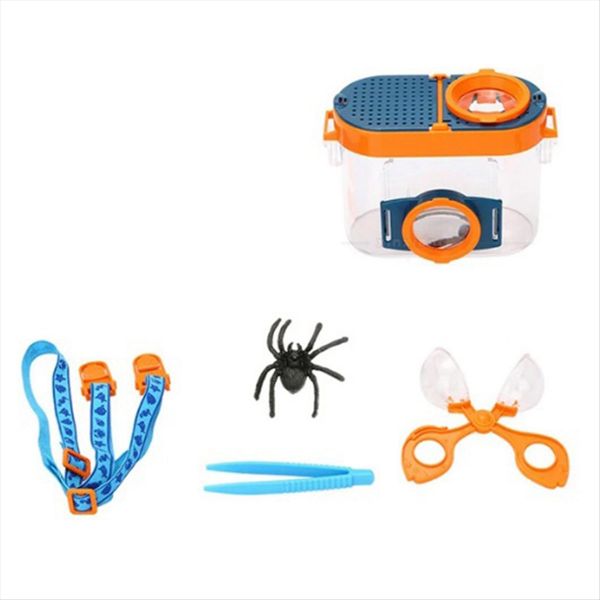 Bug Viewer Outdoor Insect Box Magnifier Observer Kit Insect Catcher Cage K