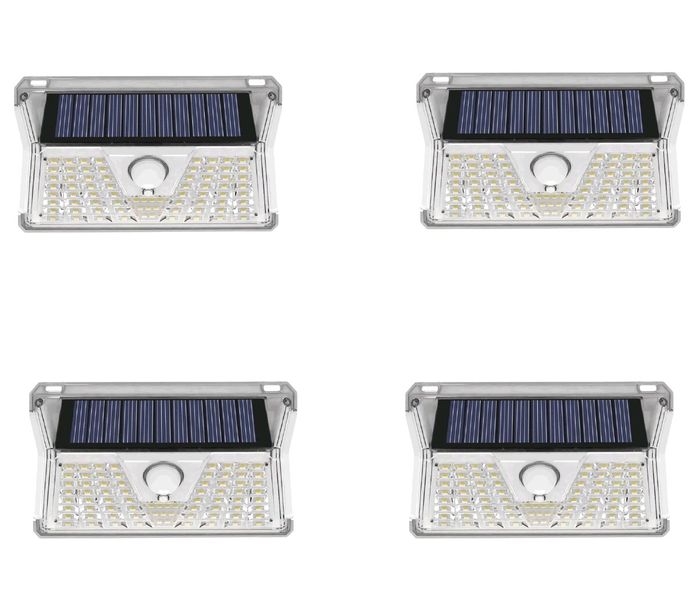 4PCS 73 LED Outdoor Solar Motion Sensor Wall Light