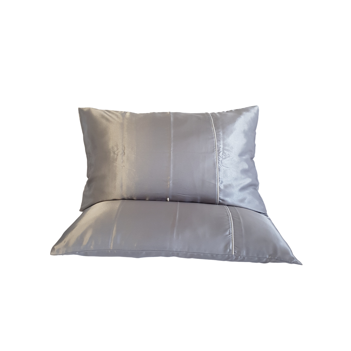 Satin Pillowcase - Set of 2 - Grey | Shop Today. Get it Tomorrow! | takealot.com