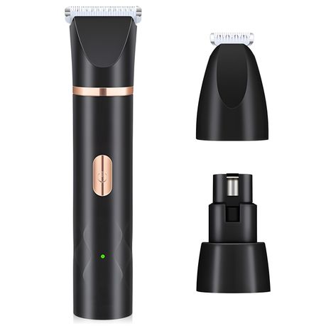 3 in 1 Small Dog Grooming Kit, Hair Clipper for Cats and Other Pets - Black Image