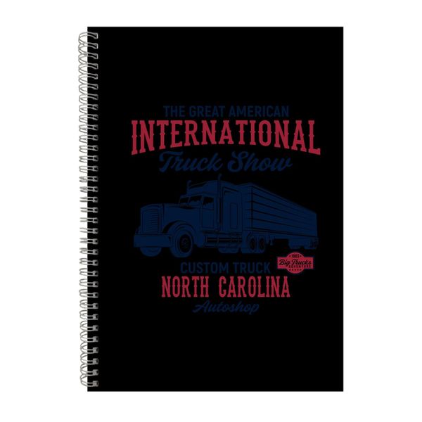 International Truck Show Notebook Car Gift Idea A4 Notepad 125