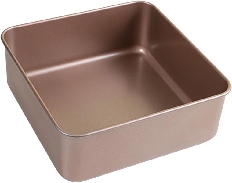 Brown Carbon steel Square Cake Pans