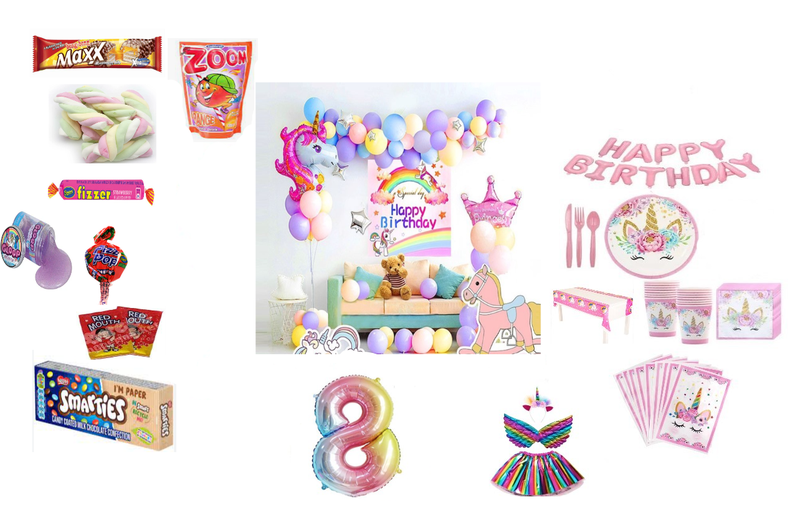 Unicorn Party Goodies 8 years
