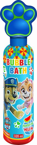 PAW PATROL By Nickelodeon Official Licensed Kids 3D Top Bubble Bath 320ML