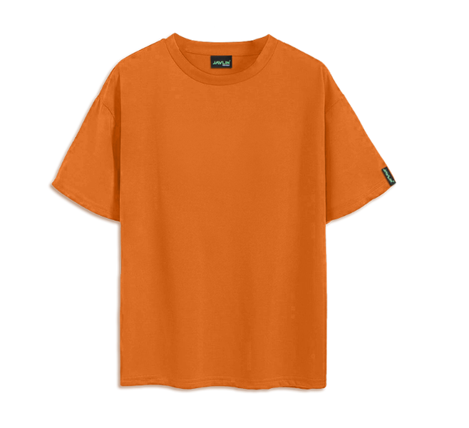 Javlin - Orange Ringspun Cotton T-Shirt