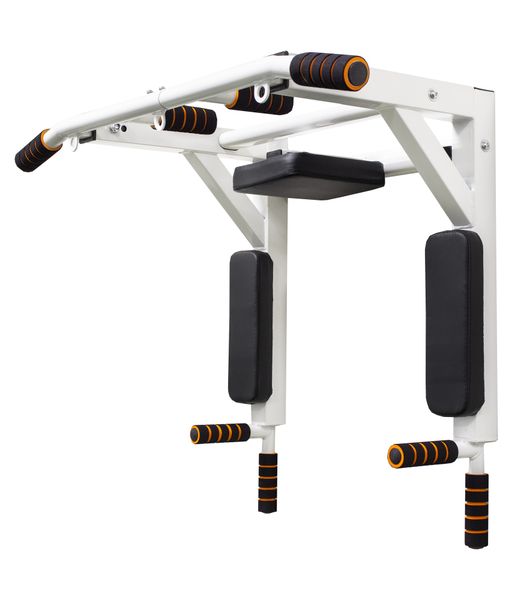 TechnoFit Pull Up Bar Multifunction 8-in-1 Exercise Station - White