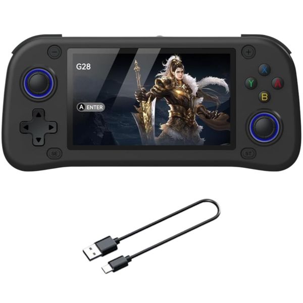 G28 Retro Arcade Handheld Game Console, 64G 4.3-inch HD Screen