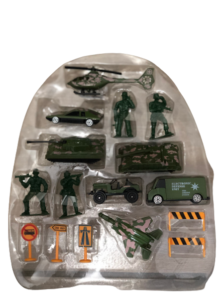 Shopcom - Kids Military Toy Set - 16 piece