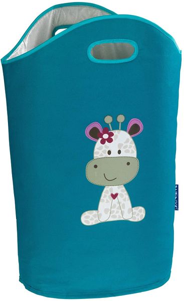 Wenko - Kids 24L Laundry Basket - Greta - Petrol