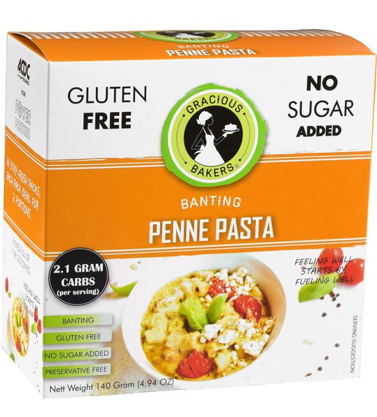 3 X Gracious Bakers - Penne Pasta 420g - 3 x 140g