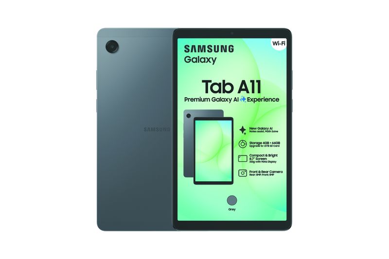 Samsung Galaxy Tab A11 (X133) 8.7" 64GB Wi-Fi Only Tablet - Grey