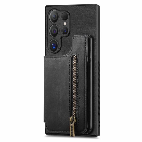 Leather Case Compatible with Samsung Galaxy S25 Ultra Wallet Phone Cases