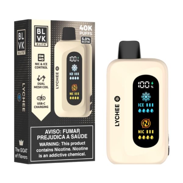 BLVK MMF 40000 Puffs Disposable Vape - Lychee Ice (Pack of 6)