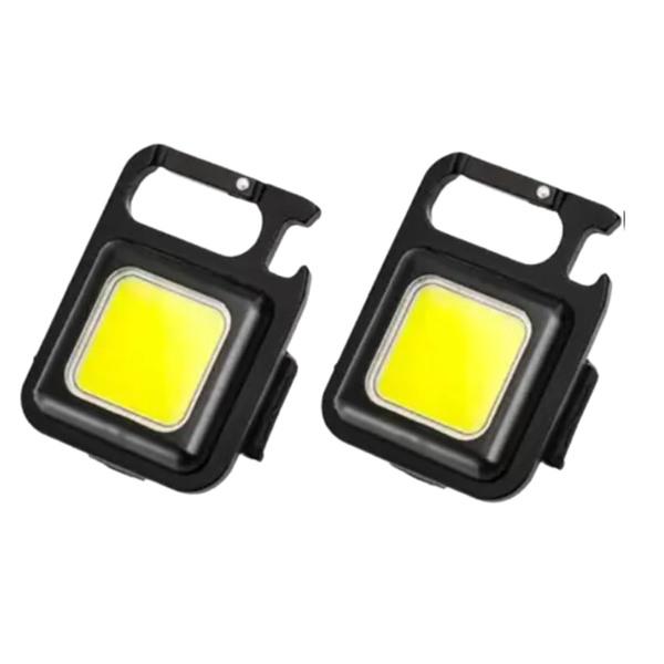 Mini Pocket Multi-Functional Led Flash Torch Light Magnet Lantern - Pack of 2