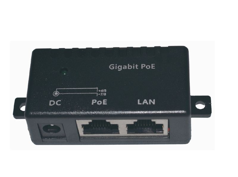 Acconet 1 Port Passive Power over Ethernet Injector Gigabit