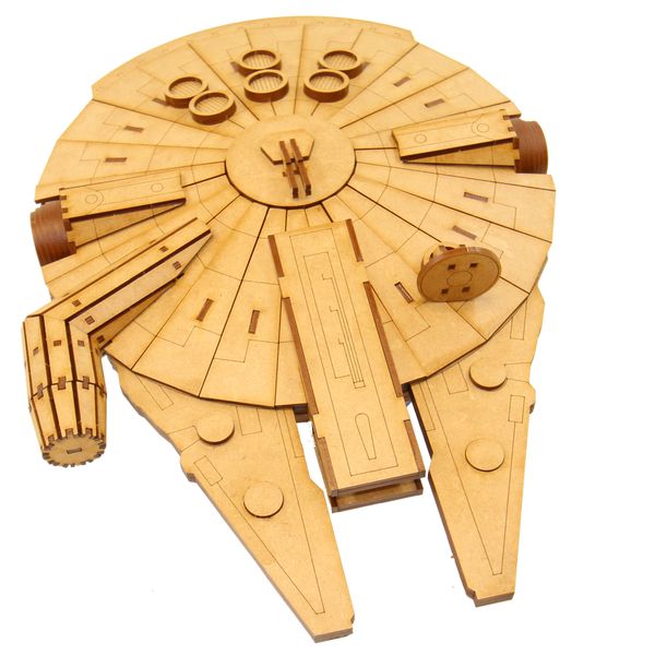 Wow We - 3D Wooden Model | 3D Puzzle | Star Wars Millennium Falcon
