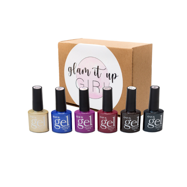 Glam It Up Girl UV/LED Gel Nail Polish Glitter/Shimmer Kit