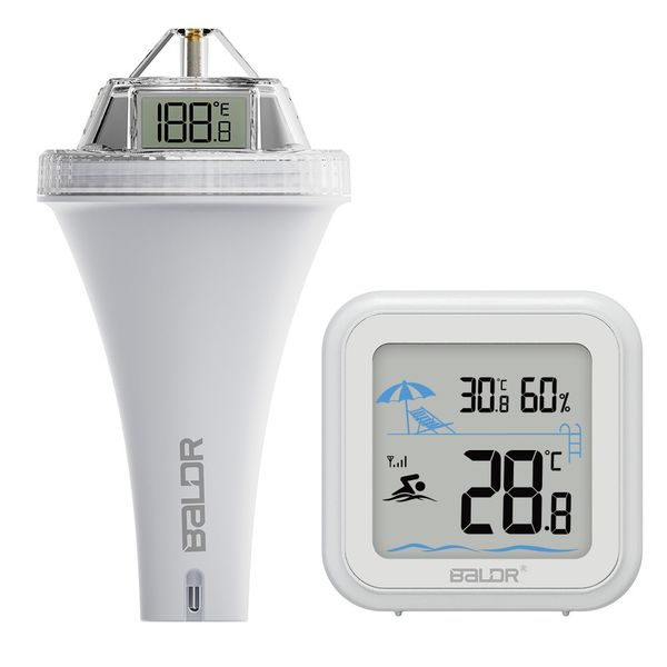 Anti-Fog 360 Reading 3 Displays Wireless Digital Pool Thermometer