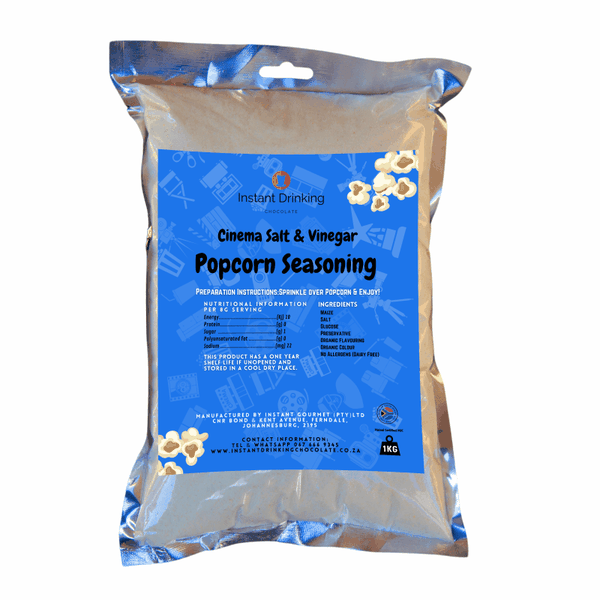 Cinema Popcorn Seasoning Salt &amp; Vinegar Sprinkles 1kg