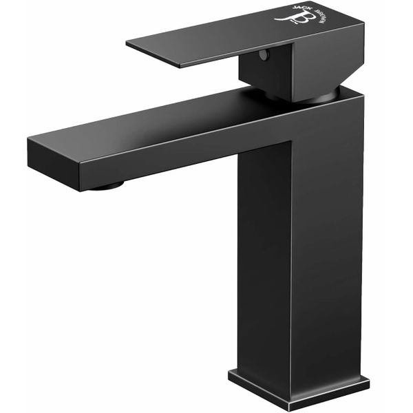 Jack Brown Square Bathroom Basin Mixer Tap With Hose