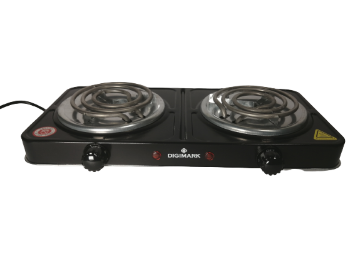 Digimark Electric Double hot plate (2000w) Black Shop Today. Get it