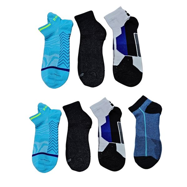 7 Pairs|Low Cut Sports Socks Pack - Breathable Everyday Comfort Socks