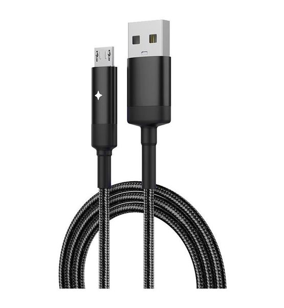 UG Nylon Braided Intelligent Power Off Micro USB Fast Charging cable