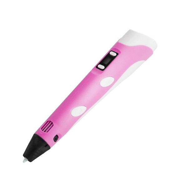 3D Printing Pen with LED Screen &amp; 3 PLA Filaments-Creative DIY Art Tool Kit