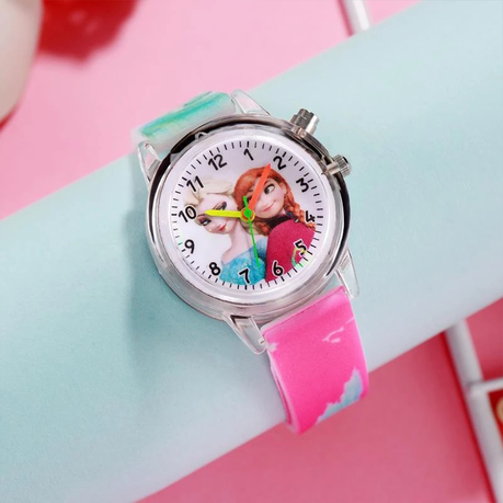 Disney Frozen Princess Elsa Kids Watch with Light Daily Sale Shop