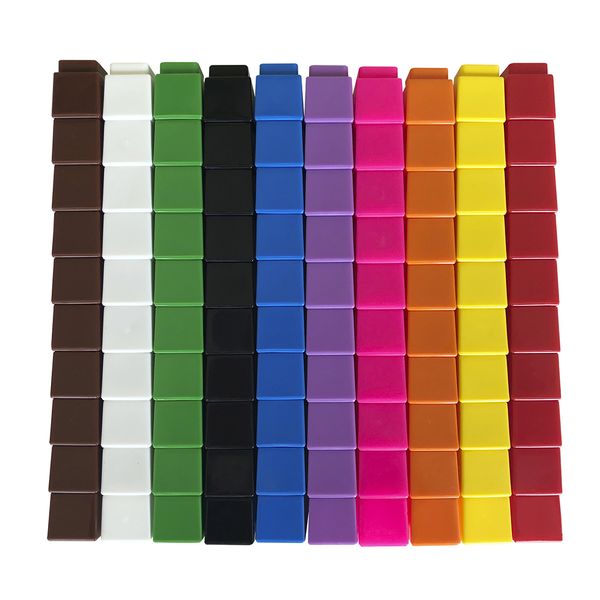 Touch &amp; Count Cubes: 100 Pieces