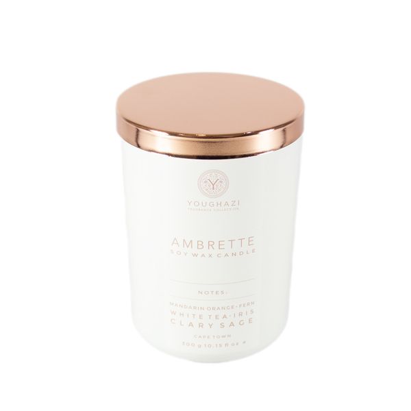Ambrette Soy Wax Candle 300g