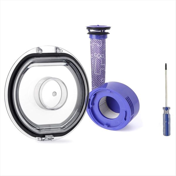 V8 Dust Container Lid for Vacuum Cleaner with HEPA Filter