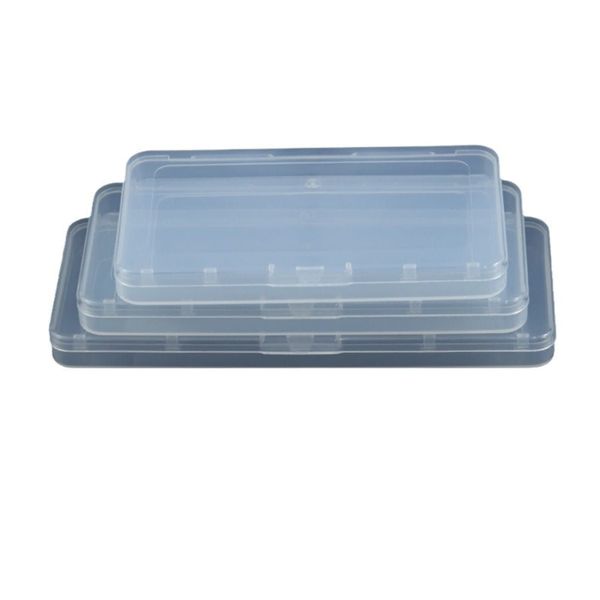 Transparent Plastic Rectangular Storage Box
