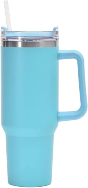 Straw Tumbler with Handle