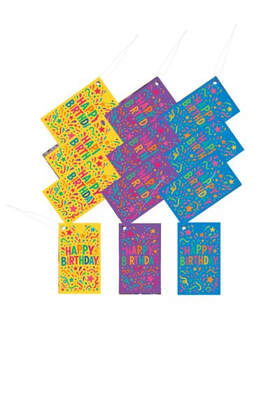 Gift Tags - Happy Birthday