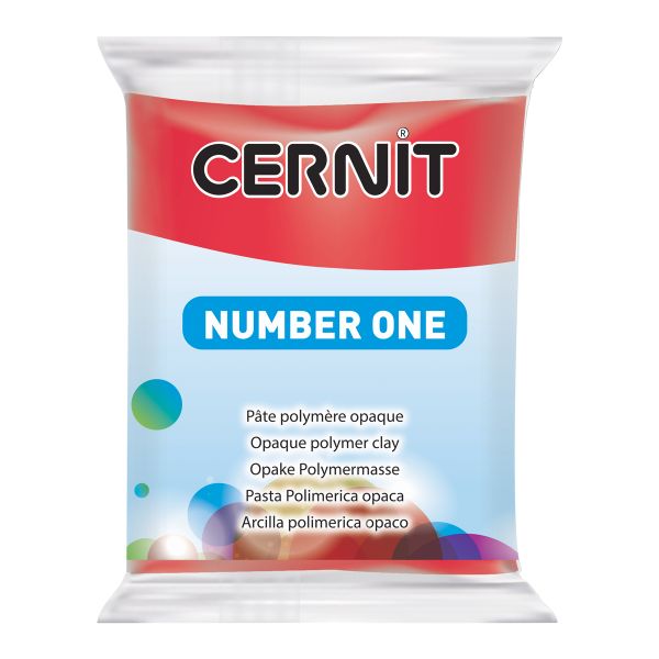 Cernit No 1 56g - Red - Pack of 3