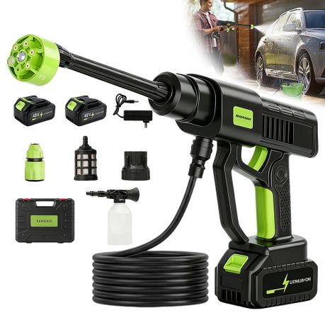 Cordless High Pressure Power Washer,Cleaning Tool Gun-with Brushless Motor. Image