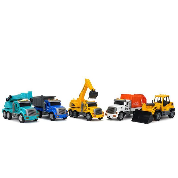 Kids Inertia Fun Construction Truck Toy In 6 Designs