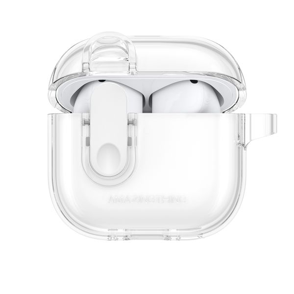 AMAZINGTHING Minimal Click Case Compatible with AirPods 4 Cover