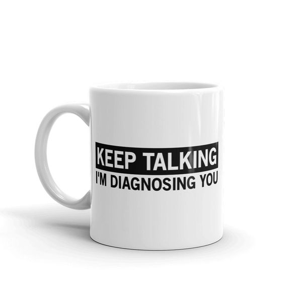 Keep talking-Father's day-Valentines-Mother's day- Christmas Mug