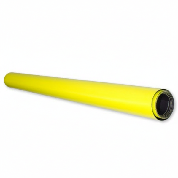Yellow Magnetic Flexible Sheet 1000mm x 610mm for DIY Projects