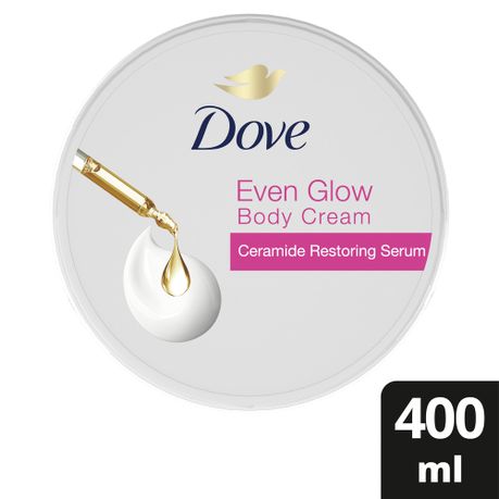 Dove Even Glow Moisturizing Body Cream 400ml Image