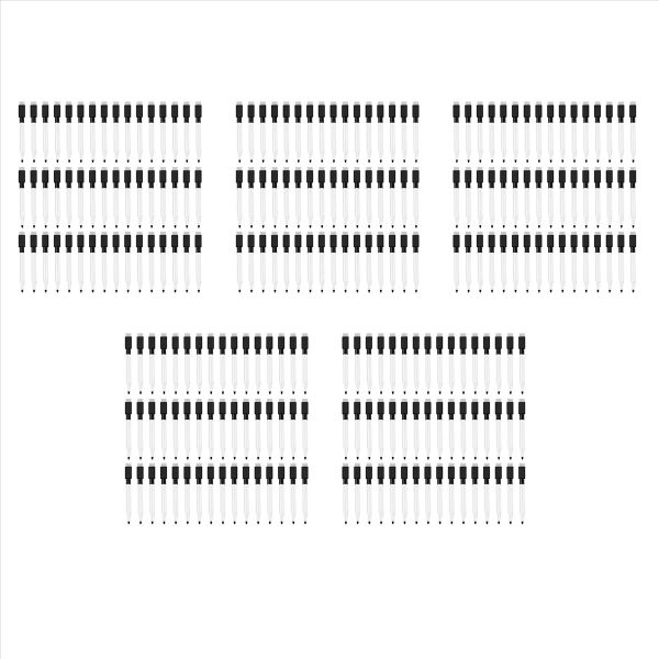 48Pack Whiteboard Markers Dry Erase Marker With Eraser Cap Black