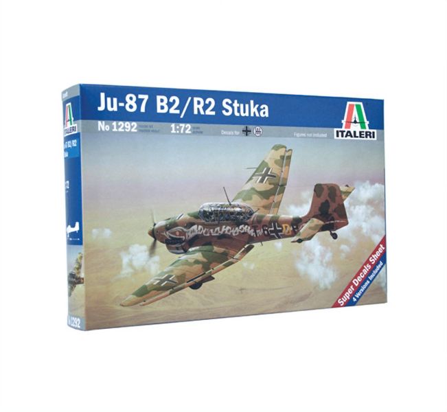 Italeri 1/72 Ju-87 B2/R2 Stuka Plastic Model Kit