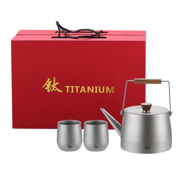 Outdoor Camping Kettle Set - Pure Titanium Material