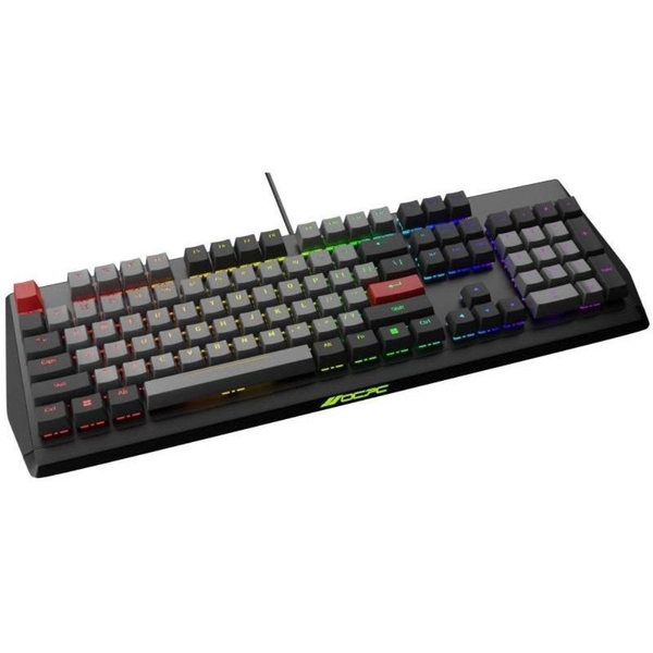 OCPC KR1 Mechanical Gaming Keyboard - 104 Keys, RGB, Aluminium Top, USB