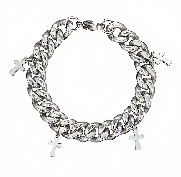 IPSTYLE Stainless Steel Cuba Bracelet High Quality Jewelry