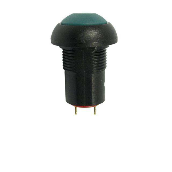 PBRL171ATLE5 IP67 Latching Push Button Switch Green Ø17.5mm Solder-Lug