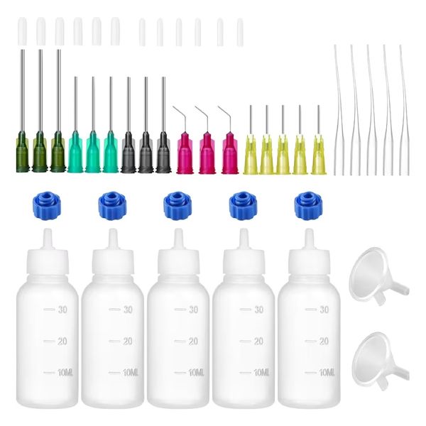 Craft Squeeze Dropper Bottle Set Dispensing For Liquid Glue and Ink