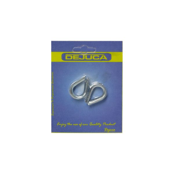 Dejuca - Thimble - Zink Plated - 5mm - 2/pkt - 10 Pack